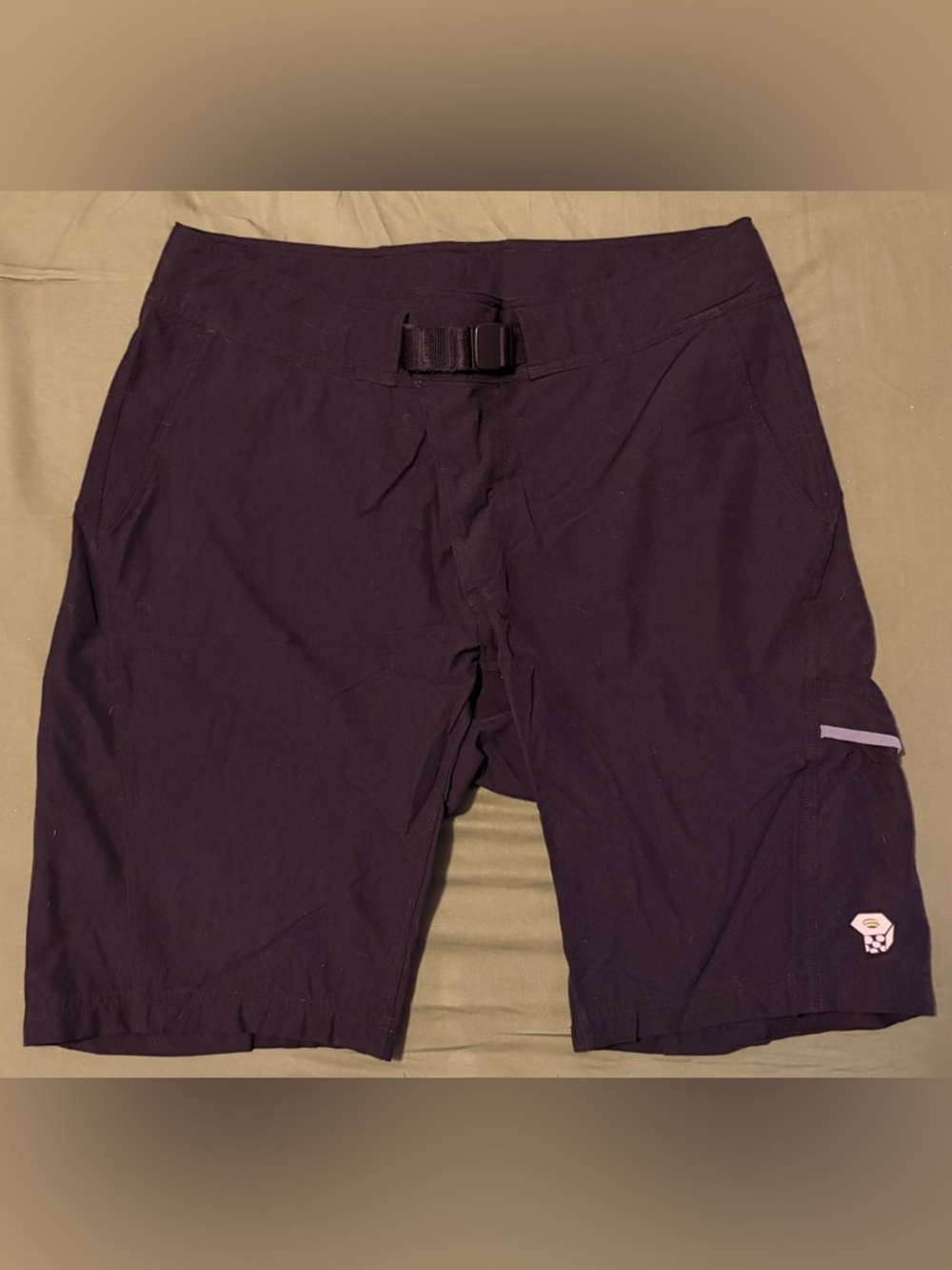 Mountain Hardwear Black Outdoor Shorts with Belt